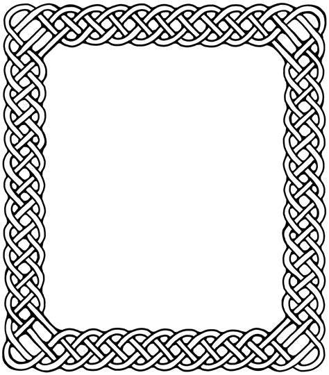 Celtic Border Vector At Collection Of Celtic Border