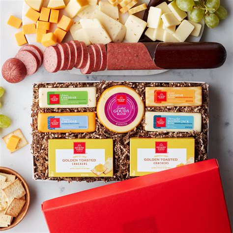 cheese favorites and party sausage t set hickory farms