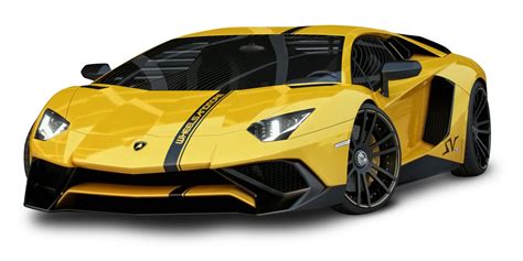 Convertible Lamborghini Yellow Download Hd Transparent Hq Png Download