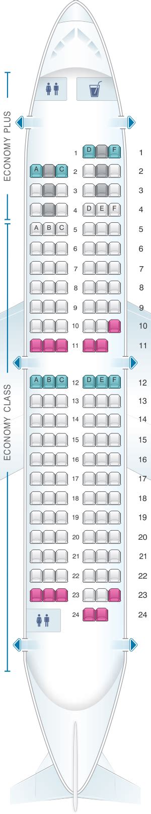 Seat Map Westjet Boeing B737 700 Seatmaestro