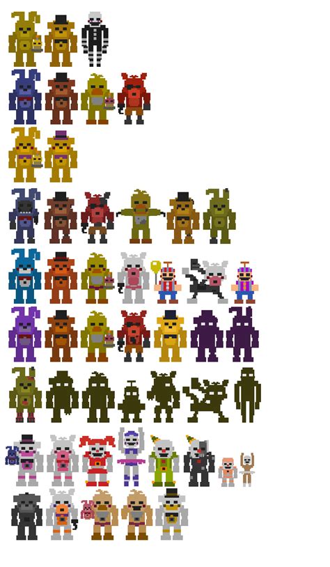 Fnaf Foxy Rpg Maker Vx Sprite Sheet By Professorcreepypasta 54 Off