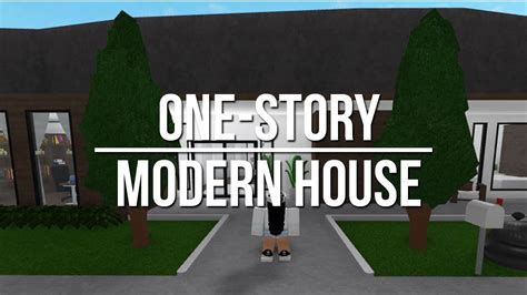 Roblox Welcome To Bloxburg One Story Modern House 48k Youtube