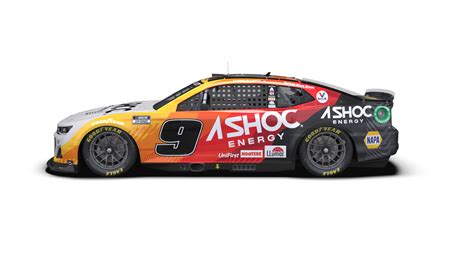 First Look Chase Elliotts No 9 A Shoc Energy Paint Scheme Nascar