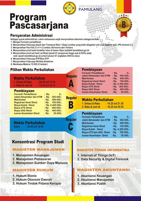 INFO SPMB PROGRAM PASCASARJANA UNIVERSITAS PAMULANG