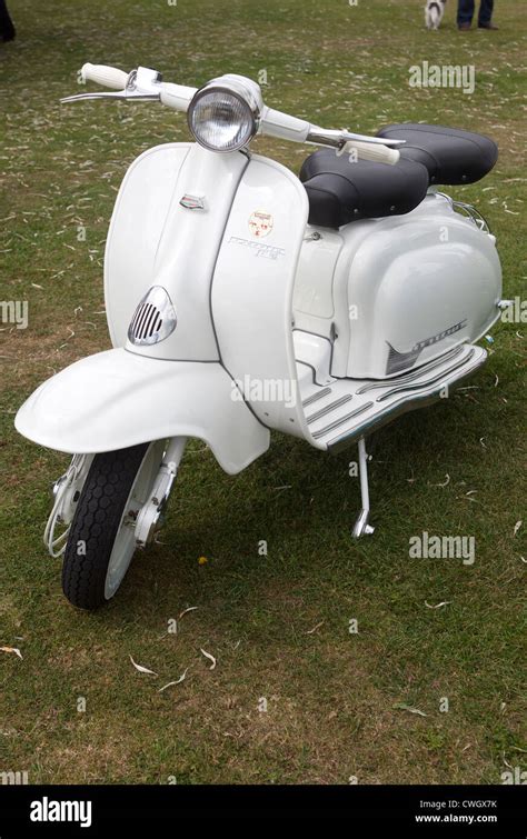 Classic Lambretta Scooter Stock Photo Alamy