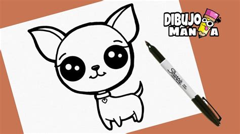 COMO DIBUJAR UN PERRO KAWAII FÁCIL easy draw kawaii dog