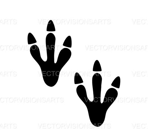 Dinosaur Footprint Svg Dinosaur Vector Cut File For Cricut Cricut