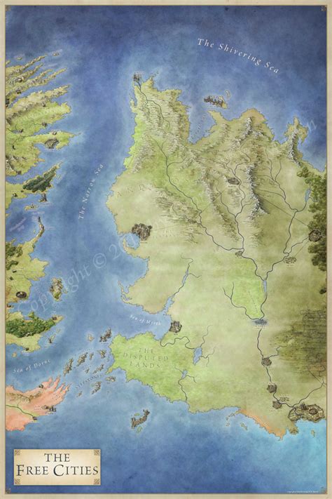 Essos Archives Fantastic Maps