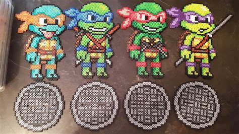 Teenage Mutant Ninja Turtles Perler Bead Art