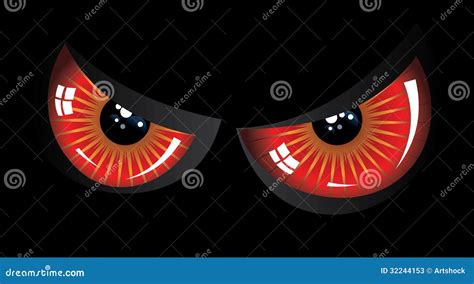 Evil Red Eyes Stock Photos Image 32244153