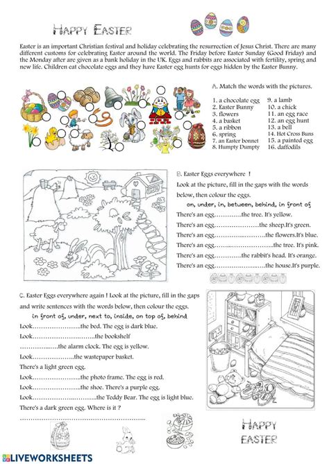 Prepositions Of Place Interactive Activity For Grade 4 You Can Do The