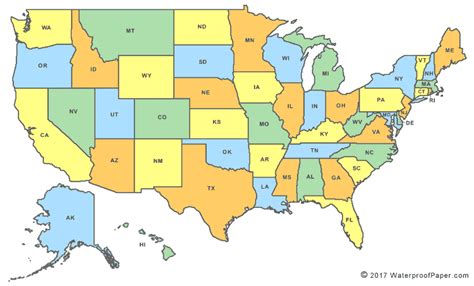 Printable United States Maps Outline And Capitals