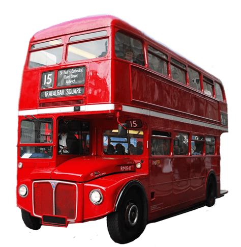 Red Double Decker Bus London Transparent Png Stickpng