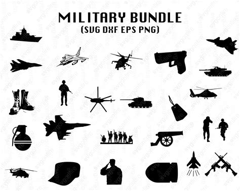 Military Svg Bundle Army Svg Bundle Armed Forces Svg Cut Etsy