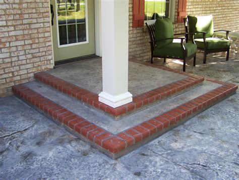 Concrete Front Porch Makeover Home Design Ideas