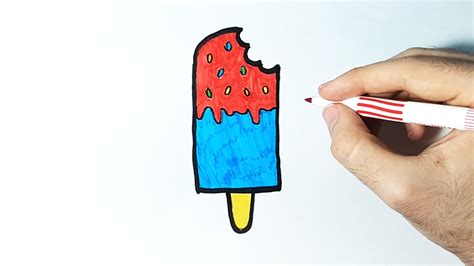 How To Draw A Popsicle Youtube