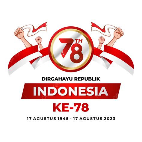 Kartu Ucapan Hut Ri 78 Hari Kemerdekaan Indonesia 2023 Dengan Bendera