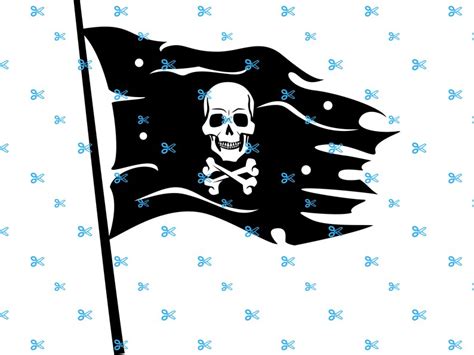 Pirate Flag SVG Flag Svg Skull And Cross Bones Pirate Ship Etsy