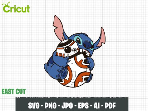 Stitch And Baby Yoda Svg