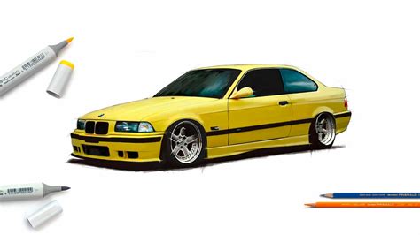 Artstation Sketch Bmw E36 M3