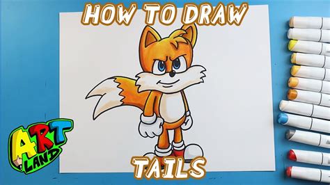 How To Draw Tails Youtube