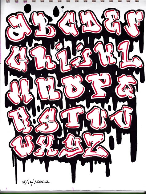 Graffiti Font Graffiti Lettering Fonts Graffiti Alphabet Graffiti Font