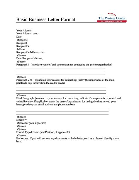 35 Formal Business Letter Format Templates And Examples Templatelab