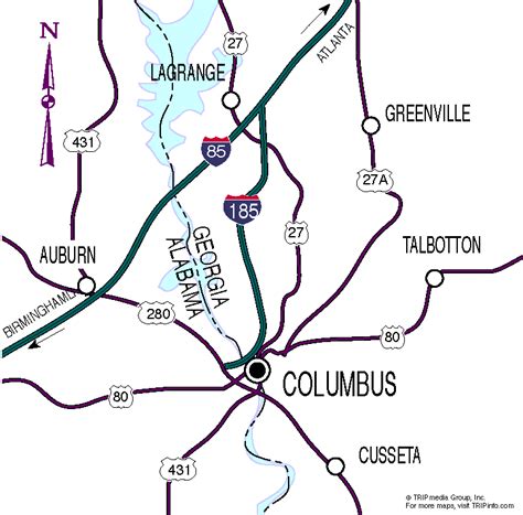 Columbus Road Map