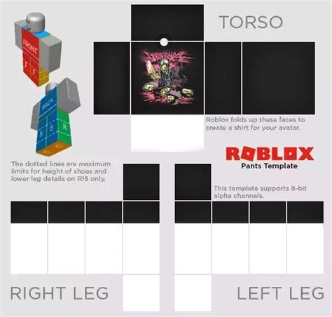 Roblox Black T Shirt Template