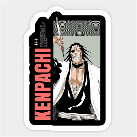 Kenpachi Razakai By Nezirfon In 2024 Kenpachi Zaraki Funny Stickers