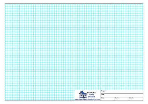 Cyan A3 Graph Paper Template Bespoke Home Design Download Printable