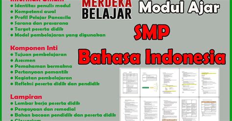 Download Lengkap Modul Ajar Sekolah Penggerak Bahasa Indonesia Kelas Riset