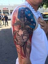 This tattoo design is worn to show the support for the military spirit. 105+ Powerful Military Tattoos Designs & Meanings - Be ...