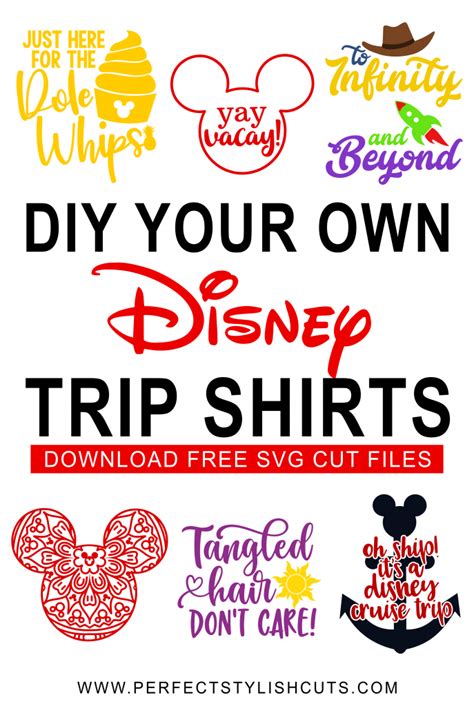 FREE Disney Vacation SVG Files For Cricut Projects