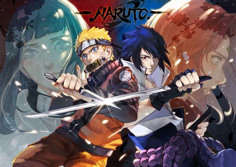 Sasuke Uchiha Vs Naruto Uzumaki Shippuden Wallpapers Wallpaper Cave