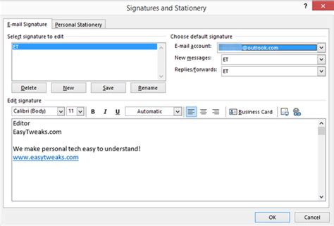 How To Change Your Signature In Outlook 365 Online