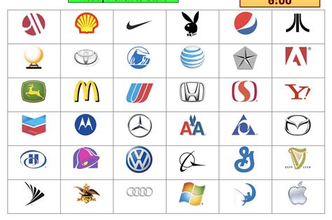 Logo Quiz Questions Printable