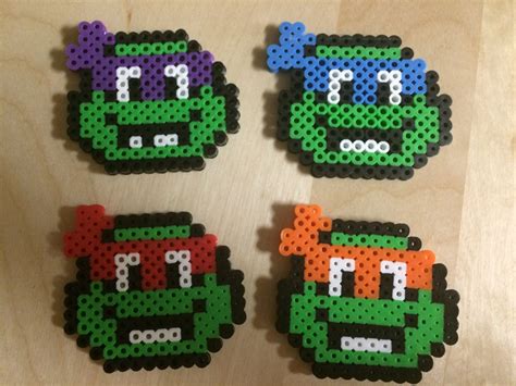 Teenage Mutant Ninja Turtles Perler Bead Teenage Mutant Ninja Turtles