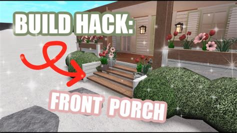 How To Make Porch Stairs In Welcome To Bloxburg Welcome To Bloxburg