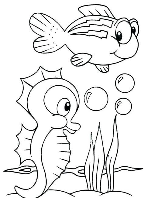 Ocean Coloring Page