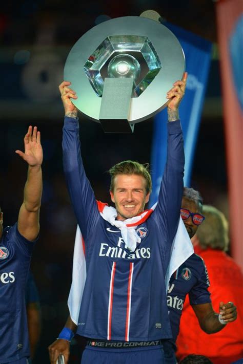 The winning top scorer in ligue 1, france during. david beckham paris st germain Ligue 1 trophy - Growing ...