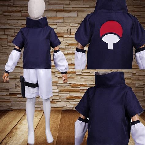 Uchiha Sasuke Suits Naruto Costume Halloween Costume Etsy