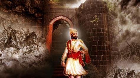 Shivaji Maharaj In Fort Background Hd Shivaji Maharaj Wallpapers Hd