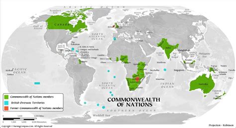 Commonwealth Map Commonwealth Countries List Commonwealth Of Nations