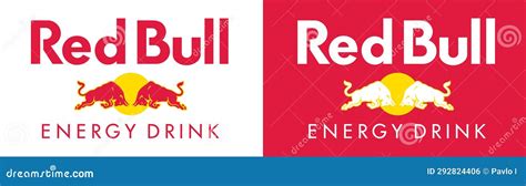 Redbull Energy Drink Icons Carbonated Alcohol Drink Logo Red Bull