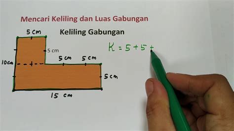 Cara Menghitung Luas Dan Keliling Bangun Datar Gabungan Dunia Belajar