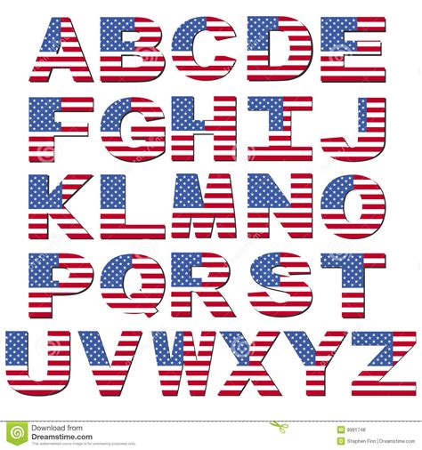 Printable Patriotic Alphabet Letters Free If You Want To Use These