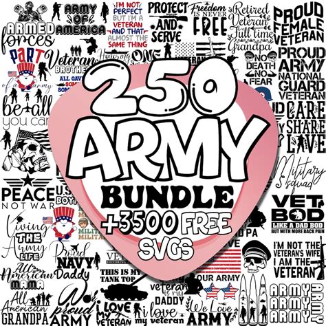 Army Svg Bundle Army Png Military Svg Bundle Soldier Svg Us Army Svg