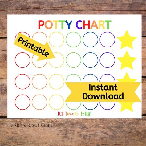 75 Free Printable Potty Training Charts For Boys Girls