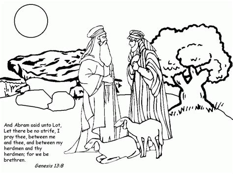 Abraham and lot prcas5049 options. Abraham And Lot Coloring Pages - Free Printable Coloring ...